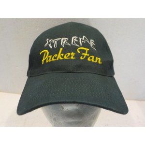 NFL Green Bay Packers XTREME PACKER FAN Embroidered Strapback Dark Green Hat Cap